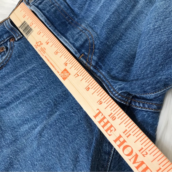 Levi's Jeans Women 26 Wedgie Straight Blue Button Fly - Picture 9 of 13